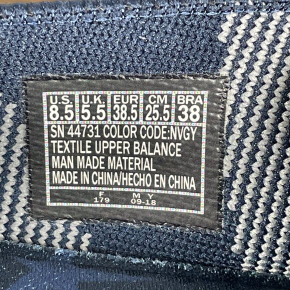 Skechers Cleo Sherlock Womens Size 8.5 Shoes Navy Gray Slip On Ballet Flats - Picture 12 of 12